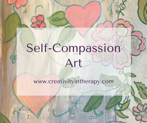 Self Compassion Art Directive| Creativity in Therapy Self Compassion Art, Tree Of Strength, Compassion Art, Strength Art, Art Therapy Directives, Creative Arts Therapy, Recreation Therapy, Art Therapy Projects, Projects For Adults