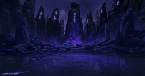 ArtStation - League Of Legends | Background Pack 2, Artur Sadlos League Of Legends Background, Environment Painting, Gothic Anime, Background Art, Lol League Of Legends, The League, Animation Background, Fantasy Landscape, Visual Artist