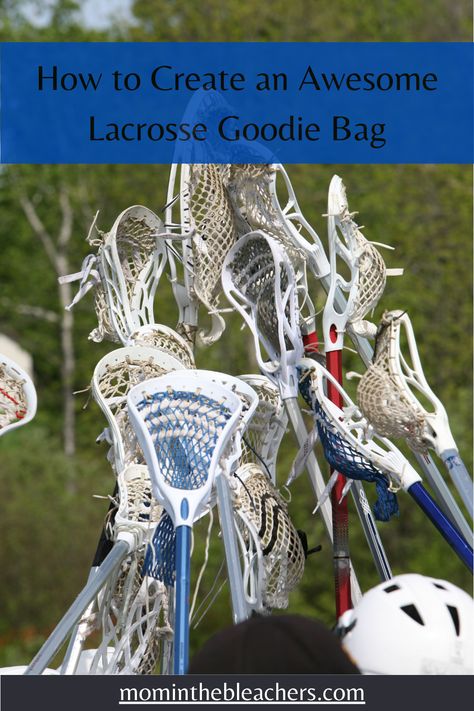 Want to create an awesome lacrosse goodie bag? I'll show you how to pull together a few snacks and practical items that kids will love! Lacrosse Snack Ideas, Lacrosse Tournament Packing List, Lacrosse Team Gifts, Team Sport Snacks, Lacrosse Party Decorations, Lacrosse Party Favors, Lacrosse Birthday, Kids Lacrosse, Lacrosse Party