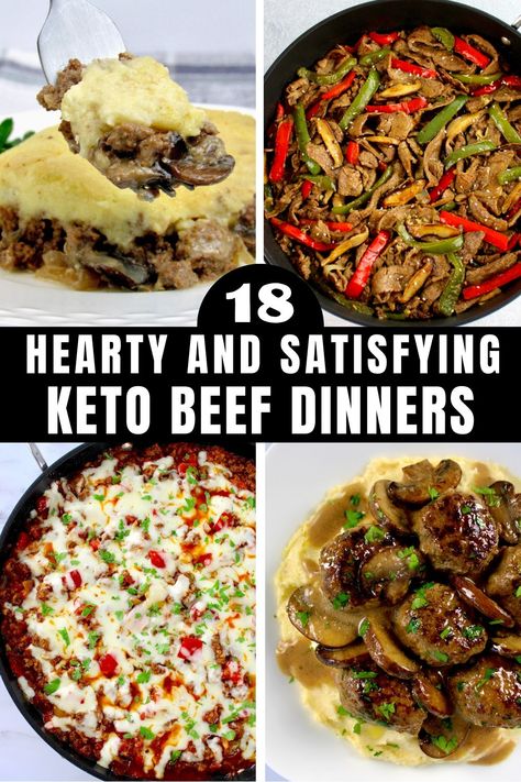 If you love your beef, wait until you try these beefy-delicious dinner recipes! They are easy to make, using only the healthiest wholesome ingredients. Even your fussiest eaters will be completely satisfied and even ask for seconds! Red Meat Dinner Recipes, Red Meat Recipes Dinners, Red Meat Dinner, Meat Dinner Recipes, Beef Barbacoa Slow Cooker, French Beef Stew, Healthy Eating Meal Plan, Low Carb Recipes Keto, Dinners Healthy