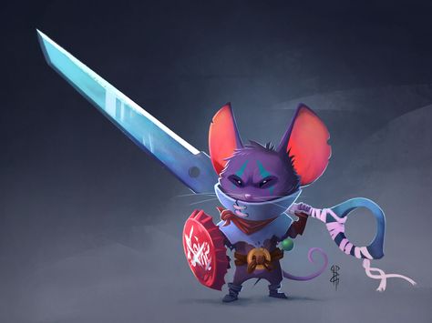 Mouse Warrior Character Design, Mouse Adventurer, Mouse Character Design, Mouse Warrior, Animal Warrior, Mouse Character, Mouse Art, Character Design Challenge, Monster Characters