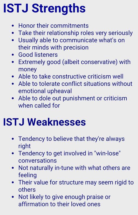 ISTJ - strengths and weaknesses Istj Woman, Istj Quotes, Istj Type, Intj Istj, Mbti Istj, Istj Personality, Enneagram 5, Folk Medicine, Personality Tests