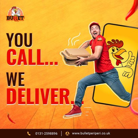 Your food delivery partner is here...!! #uk #edinburgh #fastfood #flamegrilled #wraps #hoggies #donners #burgers #pizza #chicken #bulletperiperi Pizza Chicken, Peri Peri, Creative Ads, Food Delivery, Edinburgh, Pizza, Fast Delivery, Chicken, Quick Saves