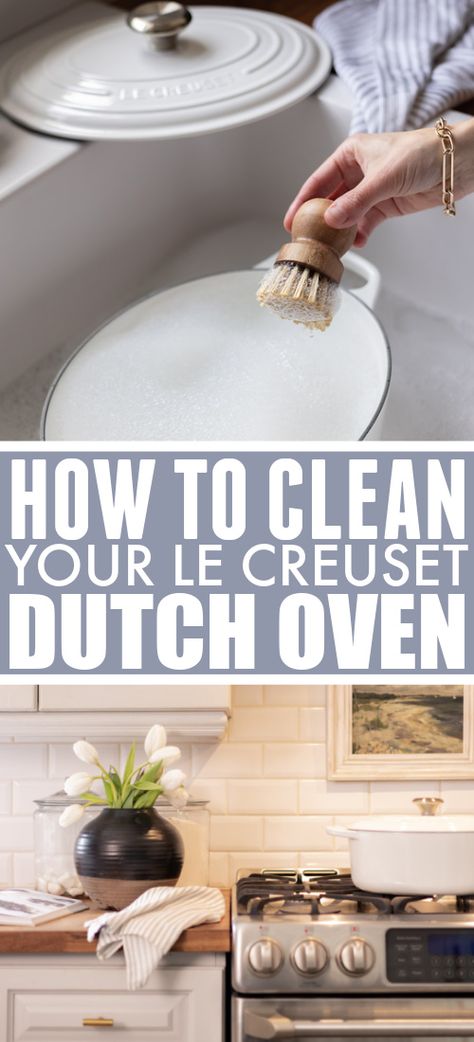 Le Creuset Recipes Beef, How To Clean A Dutch Oven Pot, Ceramic Dutch Oven, Le Creuset Recipes, Le Creuset Dutch Oven, Enamel Dutch Oven, Dutch Oven Cooking, Natural Kitchen, Dutch Oven Recipes