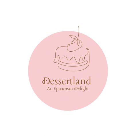 Logo Design Ideas For Bakery, Cake Logo Design Ideas Bakeries, Cake Company Logo, Bakery Logo Design Ideas, Logo Postres, Bake Shop Logo, Bakery Logo Inspiration, Pasta Logo, Brownie Business