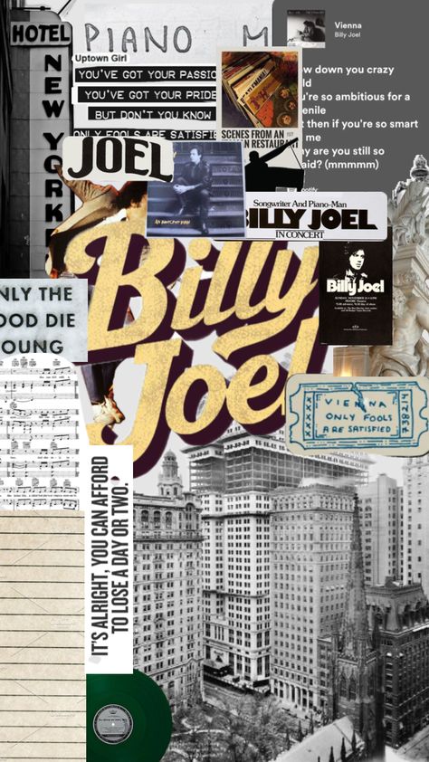 Billy Joel! #billyjoel #fypshuffle #fyp #fyppppppppppppppppppppppppppppppppppppppppppppppppppppppppp #cute #meh My Life Billy Joel, Vienna Hotel, Piano Man, I Tunes, Dont You Know, Canvas Painting Designs, Uptown Girl, Billy Joel, Italian Restaurant