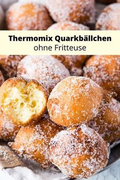 Thermomix Quarkbällchen Rezept ohne Friteuse. Ein kinderleichtes Rezept mit Tipps- wie es garantiert gelingt Thermomix Desserts, Keto Food List, Fun Baking Recipes, Cooking Prep, Thermomix Recipes, Yummy Sweets, Pampered Chef, Beignets, Sweets Desserts