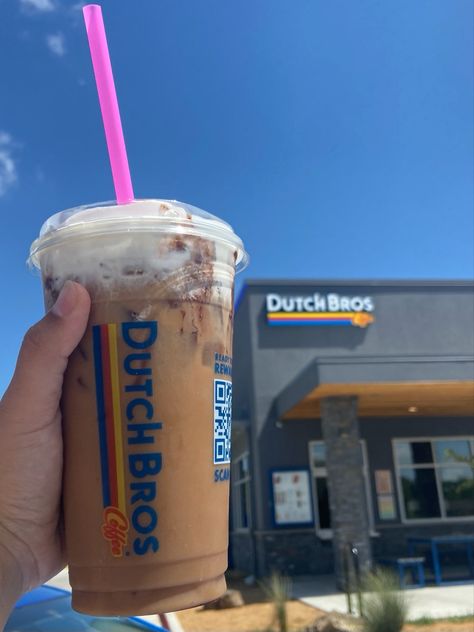 Cookie dough cold brew🤎 Dutch Bros Coffee, Dutch Bros, Cookie Dough Cafe, Cold Brew, Cookie Dough, Dough, Cafe, Coffee