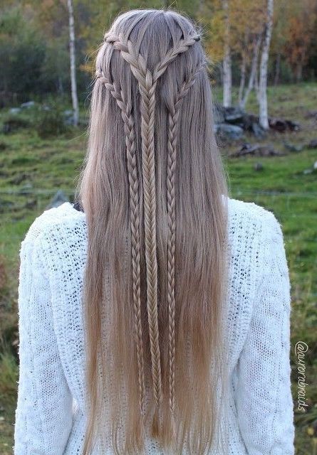 Lace braids to English & Fishtail braid Dutch Braid Styles, Lace Braids, Fishtail Braid, Fish Tail Braid, Latest Hairstyles, Model Hair, Hair Dos, Down Hairstyles, Braid Styles