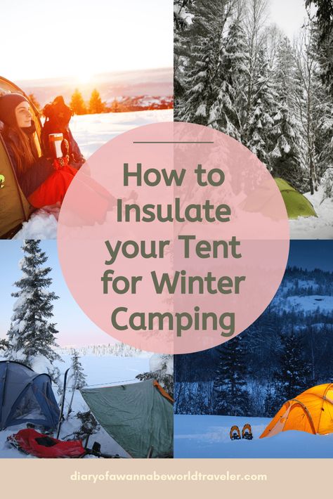 Want to camp in the winter but your afraid it may be too cold? Here are 11 ways to Insulate your tent to keep yourself warm. Tent camping| Winter camping| Camping gear| Camping essentials| camping in winter Winter Camping Checklist, Winter Tent Camping, List For Camping, Camping In Winter, Winter Camping Gear, Camping Winter, Camping Bathroom, Tent Footprint, Snow Camping