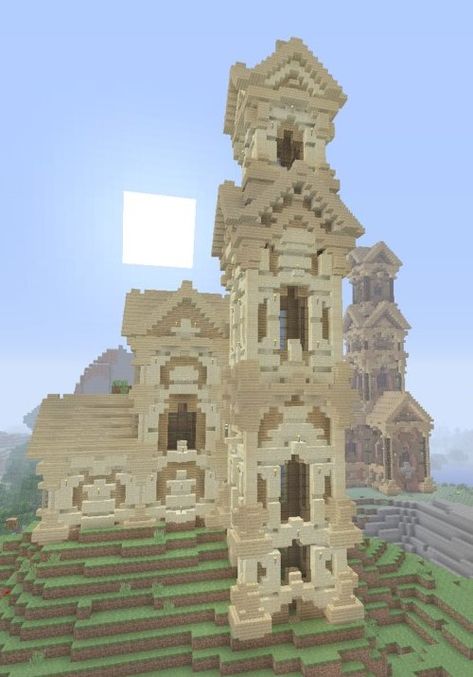 #Minecraft #MinecraftBuild #Architecture Sandstone Minecraft Builds, Sandstone House Minecraft, Sandstone Minecraft, Minecraft Sandstone, Minecraft Architecture, Minecraft Creations, Minecraft Ideas, Minecraft Houses, Minecraft