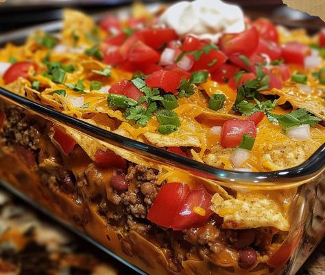 Flavorful Mexican Casserole Vintage Mexican Casserole, Mexican Hamburger Casserole Recipes, Mexican Casserole With Beef, Mexican Casserole Recipes, Mexican Casseroles, Walking Taco Casserole, Cheese Vegetables, Walking Taco, Hamburger Casseroles Recipes