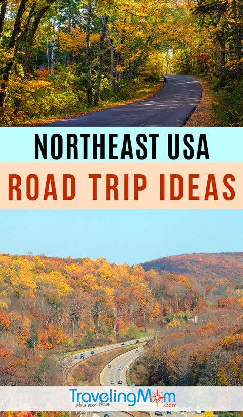 5 Best Northeast Road Trips | Road Trip Ideas | TravelingMom Northeast Us Travel Destinations, Usa Road Trip Ideas, Rv Trips, Road Trip Ideas, East Coast Road Trip, Travel America, Us Road Trip, Road Trip With Kids, Family Road Trips