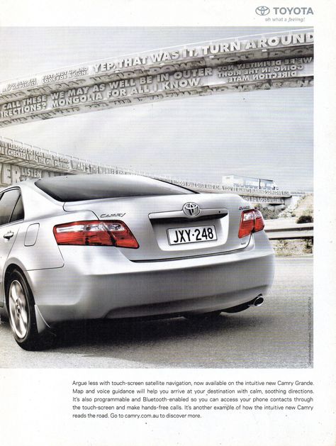 https://flic.kr/p/28QCYcv | 2006 Toyota Camry Grande Sedan XV40 Page 2 Aussie Original Magazine Advertisement Company Car, Camry 2006, Cars 2006, Camry 2007, Magazine Advertisement, Car Advertising, Street Racing, Car Ads, Motor Company