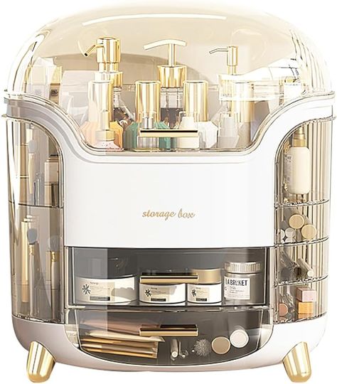 Omeily Makeup Organizer,Cosmetic Storage Box-Easily Organizer Your Cosmetics Jewelry,Cosmetic Organizer Makeup Storage Organizer Box skincare organizers for Vanity, Clear Design for Easy Visibility Skincare Organization Bathroom, Organize Bathroom Counter, Makeup Organizer Countertop, Make Up Storage, Lipstick Box, Lipstick Organizer, Makeup Storage Organization, Makeup Storage Box, Úložný Box