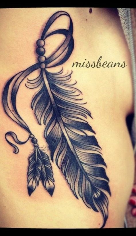 Tattoo Plume, Indian Feather Tattoos, Matching Bff, Feather Tattoo Design, Bff Tattoos, Mask Tattoo, Latest Tattoos, Side Tattoos, Arrow Tattoos