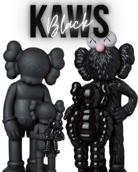 YANG GALLERY on Instagram: “Buy 💯Authentic, Brand New KAWS Black Limited Edition Collectibles at Yang Gallery today with FREE Shipping Worldwide ✈️ KAWS Art has proven…” Kaws Red And Black, Kaws Widget, Black Kaws Wallpaper, Kaws Logo, Bape Shark Wallpaper, Black Kaws, Kaws Black, Bape Wallpaper Iphone, Kaws Iphone Wallpaper