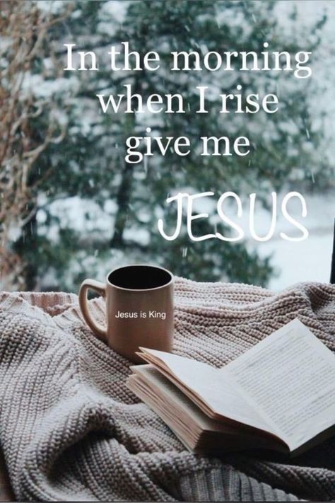 Morning Coffee with Jesus | Facebook Good Morning Jesus, Coffee With Jesus, Monday Greetings, Faith Healing, Encouraging Verses, Bible Truths, Christian Planner, Mountains Snow, Happy Sabbath