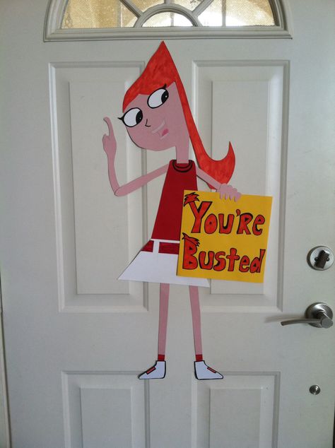 Sign on the inside door. Phineas And Ferb Party, Phineas And Ferb Decorations, Phineas E Ferb, Inside Door, Phineas And Ferb, 8th Birthday, Birthday Parties, Signs, Birthday Party