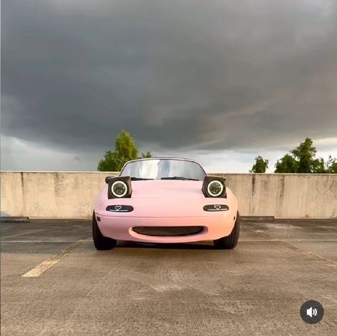 PINK MIATA LIKE MY STORRYYYY 😍😍😍 miata Mazda is always the answer #miata #car #miat #vroomvroom Is miata cool Pink Mazda, Pink Miata, Baddie Cars, Miata Car, Car Pink, Night Driving, Vroom Vroom, Mazda, Cars