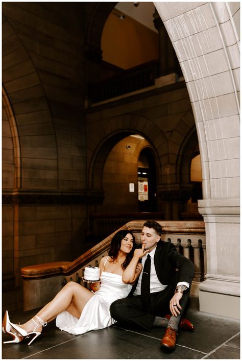 Pittsburgh Courthouse Wedding + Pins Engagement Photos Retro Courthouse Wedding, Fort Worth Courthouse Wedding, New York Courthouse Wedding, Vintage Courthouse Wedding Photos, Chicago Courthouse Wedding, Engagement Photos Courthouse, Wedding Aesthic, Court Wedding Ideas, Courthouse Wedding Photography