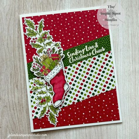 Sentimental Wishes – Delivering Cheer – The Inque Spot Studio Stampin Up Sentimental Christmas Dsp, Create Christmas Cards, Christmas Card Set, Homemade Christmas Cards, Stampin Up Christmas Cards, Christmas Card Crafts, Embossed Cards, Stampin Up Christmas, Diy Christmas Cards