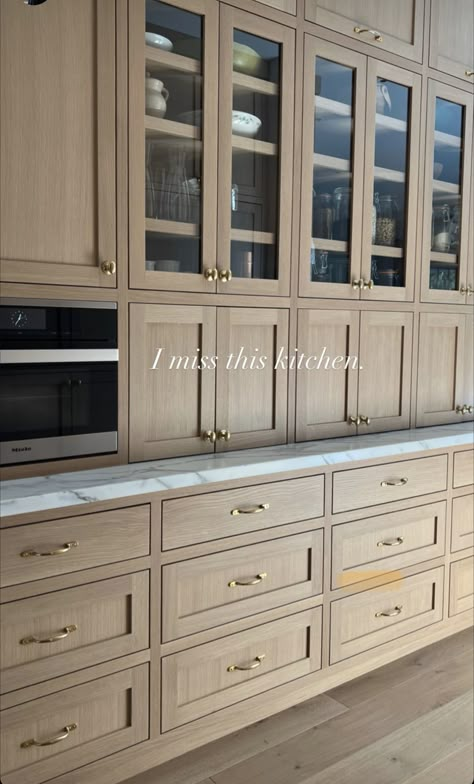 Inset Drawers Kitchen Cabinets, Cabinet Fronts Styles, Transitional Kitchen Cabinets, Gray Room Ideas, Color In Interior Design, Transitional Kitchen Ideas, Gold Pulls, White Oak Kitchen, Gray Room