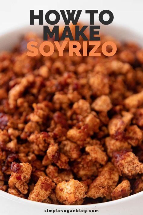 Tofu Chorizo Recipe, Soy Chorizo Recipes, Soy Chorizo, Tofu Recipes Easy, Vegan Chorizo, Chorizo And Potato, Chorizo Recipes, Tofu Dishes, Stewed Potatoes