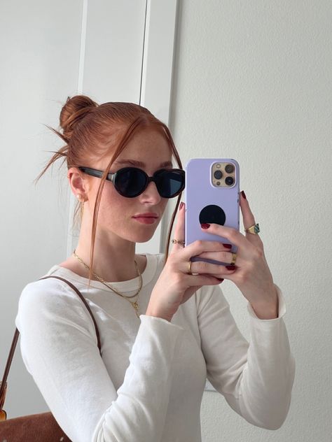 #redhair #redhead #redhairideas #ginger #strawberryblonde #hair #hairstyles #slickedbackbun #bun Messy Bun Ginger Hair, Ginger Slick Back Bun, Ginger Bun Hair, Ginger Updo Hairstyles, Ginger Sleek Ponytail, Ginger Slick Back Ponytail, Ginger Hair Ponytail, Agggtm Characters, Redhead Ponytail