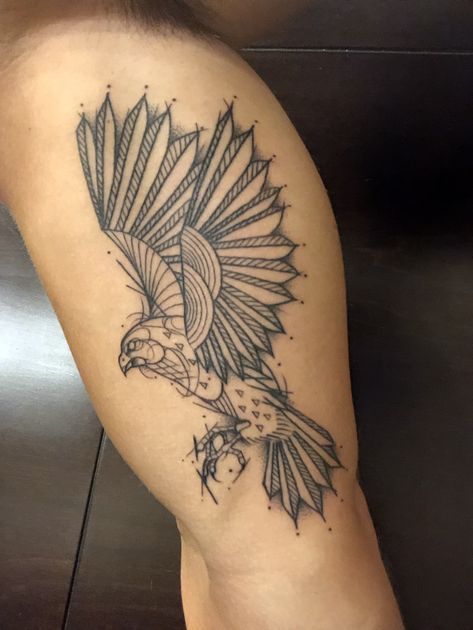 Gyrfalcon Tattoo, Geometric Falcon, Tattoo Hawk, Jay Alvarez, Bird Of Prey Tattoo, Neat Tattoos, Falcon Tattoo, Kitten Tattoo, Viking Tattoo Symbol