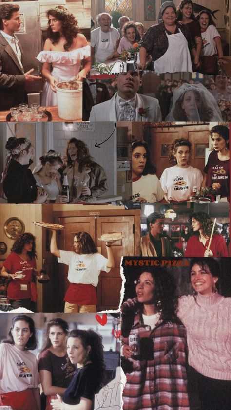 Mystic Pizza Aesthetic, Julia Roberts Mystic Pizza, Mystic Pizza Movie, Pizza Shoot, Pizza Clothes, Mystic Pizza, Northern Exposure, Chick Flicks, Fav Movies