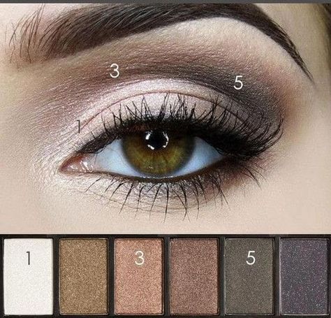 Make Up Kits, Make Up Designs, Makeup Tip, Waterproof Eyeshadow, Smokey Eyeshadow, Hooded Eye Makeup, Makijaż Smokey Eye, Eye Makeup Tips, Matte Eyeshadow