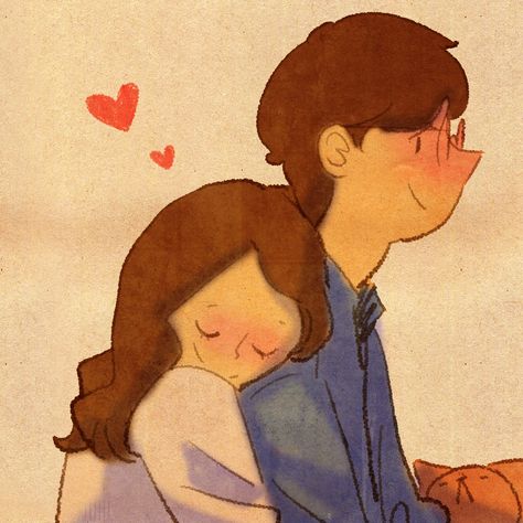 ♥ WARMTH ~ When I hold you tight, I feel so much love coming from your warmth.  ♥  by Puuung at www.facebook.com/puuung1  ♥ Puuung Love Is, Love You Babe, Cartoons Love, Cute Love Cartoons, Love Illustration, Cute Couple Art, Love Is, Couple Drawings, Couple Cartoon