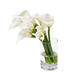 Lily Arrangement Vase, Lily Arrangement, Small Flower Arrangements, Tulip Bouquet, Ornament Box, Peace Lily, Clear Glass Vases, Cylinder Vase, Freshly Picked