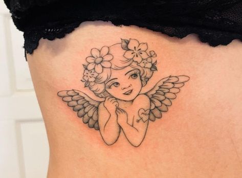 Girl Thigh Tattoos, Around Arm Tattoo, Tattoos Inspo, Pretty Tattoos For Women, Thigh Tattoos, Drawing Book, Angel Tattoo, Family Tattoos, Tattoo Flash Art