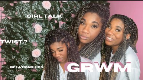 #youtube #thumbnail #grwm #blackwoman #make #make Youtube Thumbnails, Youtube Thumbnail, Girl Talk, Content Creator, The Creator