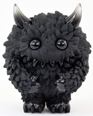 Cute Fluffy Monster, Fluffy Monster, Monster Board, Black Monster, Limited Edition Art Print, Designer Toys, Contemporary Artists, Sculptor, Lion Sculpture