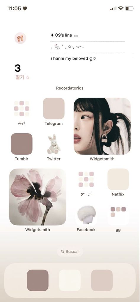 Hanni Homescreen iOS16! Phone Layout Ideas Coquette, Kpop Phone Setup, Wallpaper Set Up Ideas Phone, Iphone Widgets Ideas Pink, Pink Themed Phone Layout, Cute Phone Widget Ideas, Phone Themes Coquette, Gidle Homescreen, Coquette Layout Phone