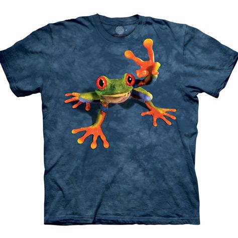 Do You Love Frogs? Be At One With Your Inner Self With This Victory Frog Adult T-Shirt From The Mountain! ~ Classic Style Pre Shrunk Mottle Dye Adult Unisex T-Shirt With A Generous Cut. Each One Is Unique! ~ Made From 100% Heavy Weight Cotton. 100% Irresistible. ~ Features Amazingly Realistic Graphics And Vibrant Colors. ~ Machine Washable And Can Be Ironed Over. Designs Will Not Fade Or Crack. Condition - Brand New! Unused In Perfect Condition. Fun Screen Print Shirts, Art T-shirts & Tank Tops, Griot T Shirt, Unique Tshirts For Women, Dinosaur Shirt Vintage, Peace Frog, Frog T Shirt, Mountain Tshirt, Frog T Shirts