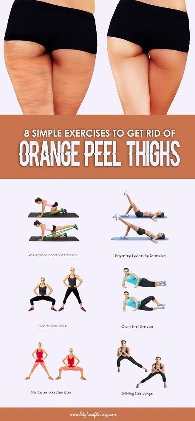 8 Simple Exercises to get rid of Orange Peel Thighs | Styles Of Living Ski Exercises, Corp Perfect, Christina Grimmie, Trening Fitness, Simple Exercises, Fat Loss Diet, Thigh Exercises, Body Fitness, Do Exercise