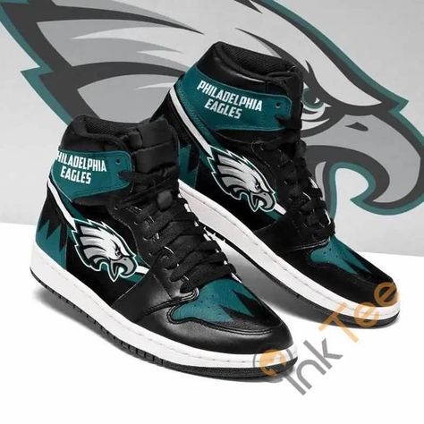 Philadelphia Eagles Nfl Custom It2370 Air Jordan Shoes Like and follow @vuteesshop to not miss out on unique sports fashion products exclusively for NFL, NBA, NCAA, NHL, MLB fans! Purchase link in my bio! =============== #vutees #airjordans #jordanshoes #nflfans #nba #nbafans #ncaa #ncaafans #nhl #nhlfans Air Jordan High, Philadelphia Eagles Football, Air Jordan Sneakers, Shoes Sport, Jordan Sneakers, High Sneakers, Air Jordan Shoes, Air Jordan 1 Mid, Custom Sneakers