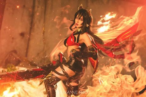 Dehya Cosplay, Video Game Cosplay, Photo Poses