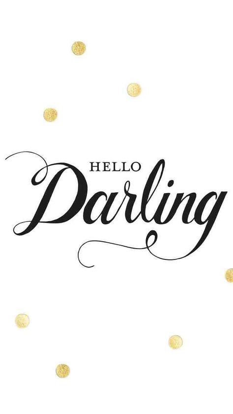 Hello Darling Shabby Chic Romantic Bedroom, Austin Tattoo, Hello Darling, Life Is Precious, Cute Backgrounds For Phones, Diary Book, Preppy Wallpaper, Good Morning Love, Romantic Moments