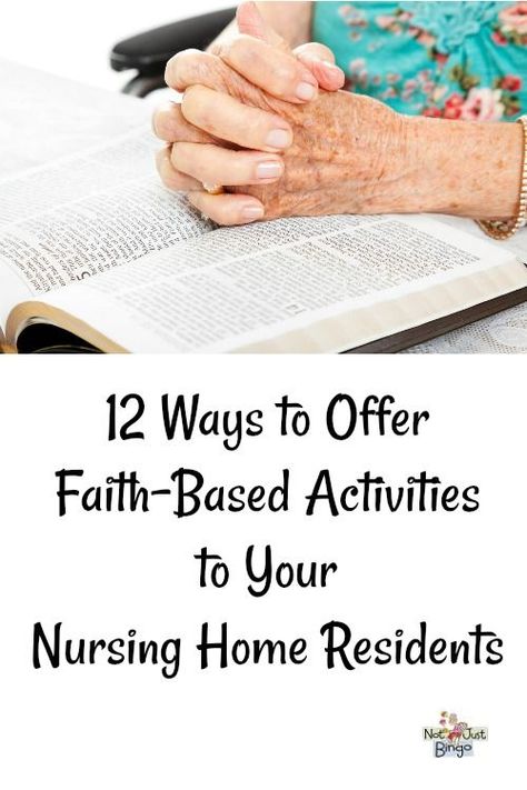 Looking to offer more faith-based activities for your senior residents? Keep reading to find ideas on fun spiritual activities, like a Choir Rehearsal or a Monthly Fellowship Breakfast, that you can add to your nursing home or assisted living facility calendar! #faithactivities #churchactivities #senioractivityprogram Nursing Home Ministry Ideas, Activities Assistant Nursing Homes, Nursing Home Week Ideas For Residents, Beehive Activities, Senior Activity Ideas, Dementiability Activities, Parish Nurse, Seniors Activities, Resident Activities