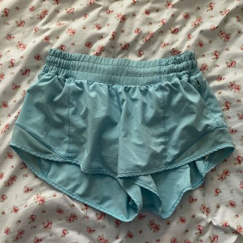 Blue Lululemon Shorts, Anna Claire, Hotty Toddy, Blue Lululemon, Lululemon Shorts, Fit Ideas, Athletic Shorts, Lululemon Athletica, Color Blue