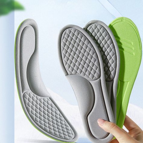 Any problem with the order  pls contact with me by ebay message first! Product Description Features:2PCS Unisex Soft Memory Foam Insoles Deodorant Absorb-Sweat Massage Sport Insole Notice:For manual measurement, please allow 1-3cm error Size:35-36-43-45 Material:Double sided polyester fabric Package Includes:a pair of insole KeyWords : Deodorizing Sports Insoles;Men'S Sweat Absorbing Insoles;Deodorizing Soft Sole Insoles;Women'S Shock Absorbing Insoles;Latex Deodorizing Insoles Features : *Our insoles combine the latest double-sided polyester fabric material, making them very soft and comfortable for both men and women. *Suspension decompression, breathability, all-day comfort, and durability. *Suitable for sports shoes, casual shoes, and work shoes/boots, trimmed to fit the size of the sh Relieve Lower Back Pain, Orthopedic Shoes, Lower Back Pain, Shoe Insoles, Shoes Casual, Shoe Care, Work Shoes, Lower Back, Sports Shoes