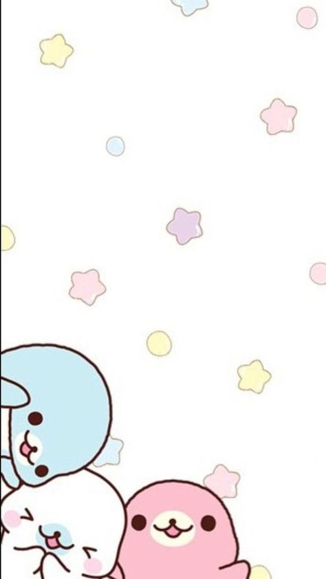 San-x Wallpaper, Cute Seals, Gif Disney, Sanrio Wallpaper, Pastel Wallpaper, Kawaii Wallpaper, Rilakkuma, Kawaii Drawings, Cute Wallpaper Backgrounds