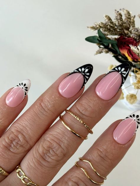 2024 Minimalist Nails, Mexican Pattern Nails, White Mexican Nails, Loteria Nails, Mexican Tile Nails, Spanish Tile Nails, Talavera Nails, White Frenchies, Talavera Nail Art