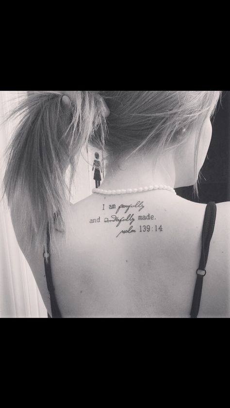 Psalm 139:14 Psalm 139:13-14 Tattoo, Psalms 139:14 Tattoo, Psalm 139:14 Tattoo, Psalm 139 Tattoo, Jewelry Tattoos, 16 Tattoo, Psalm 116, 7 Tattoo, Tattoos To Cover Scars