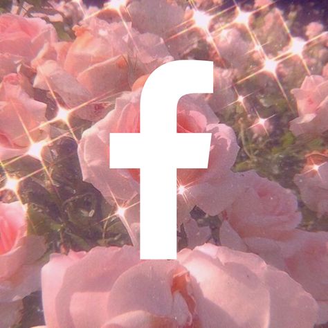 App Icon • Aesthetic Pink Facebook Logo Aesthetic Pink, Facebook Icons Aesthetic, Pink Aesthetic Facebook Icon, Facebook App Icon Aesthetic, Aesthetic Icons For Apps Pink Phone, App Icon Aesthetic Pink, Facebook App Icon, Floral Icons, Image Girly